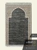 فرش سجاده ای طرح گنبدی ترمه ای درجه یک