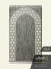 فرش سجاده ای طرح ستاره نقره ای درجه یک