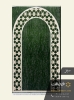 فرش سجاده ای طرح ستاره سبز درجه یک