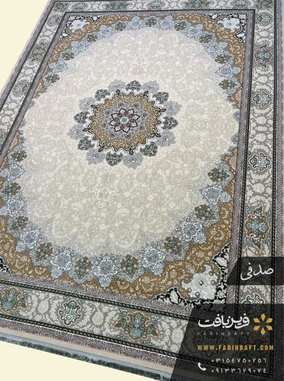 فرش فرین طرح نایین صدفی