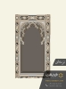 فرش سجاده ای طرح محرابی بوم ساده ترمه ای فرین بافت