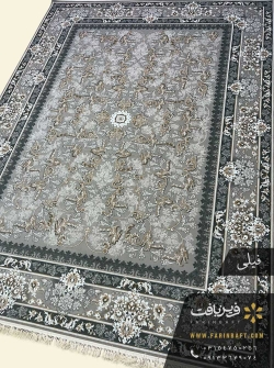 فرش طرح افشان گلبرگ فرین بافت