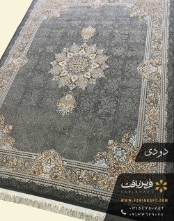 فرش طرح خشتی سایه روشن فرین بافت