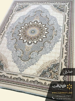 فرش ترنج خورشیدی فرین بافت