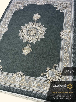 فرش طرح خشتی ترنج هشت پر 700 شانه