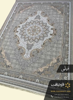 فرش وینتیج ترنج خورشیدی فرین بافت