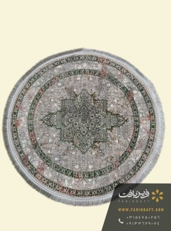 فرش دایره طرح هریس فرین بافت