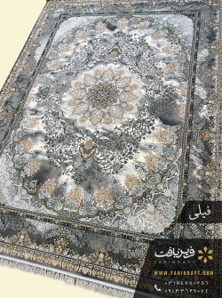 فرش وینتیج طرح شمیم فرین بافت