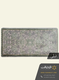 پشتی طرح صدف گل برجسته فرین بافت